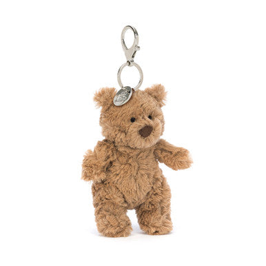 Jellycat Cozy Plush Bartholomew Bear Bag Charm