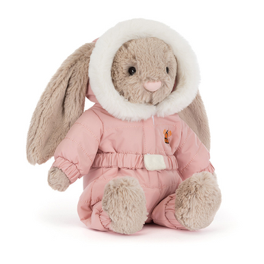 Jellycat Cozy Plush Bashful Bunny 'Snow Suit'