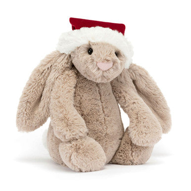 Jellycat Cozy Plush Bashful Christmas Bunny