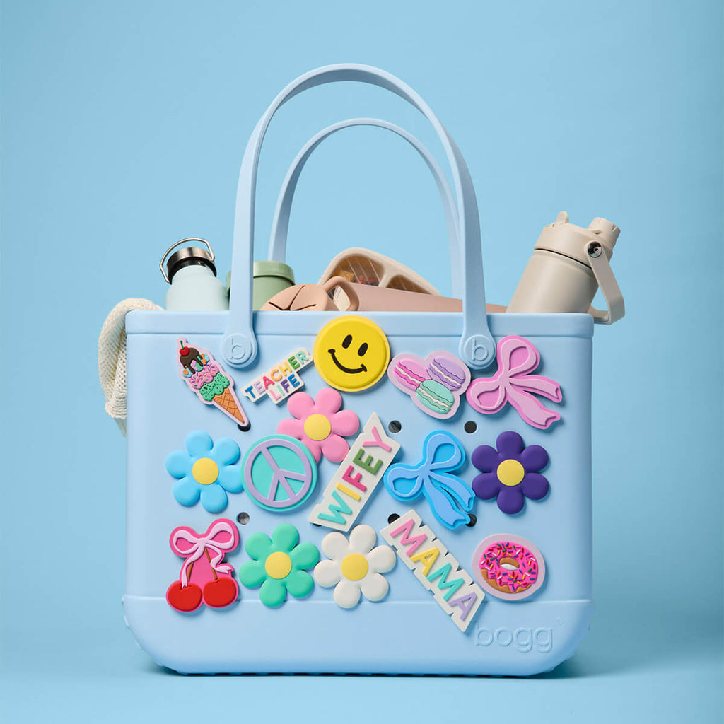 Medium Washable Tote Bag Blue Skies and Washable Tote Bag for Poolside Essentials