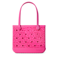 Medium Washable Tote Bag Purrr-fectly Pink Leopard for Poolside Essentials