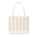 Medium Washable Tote Bag Beachside Stripe for Poolside Essentials