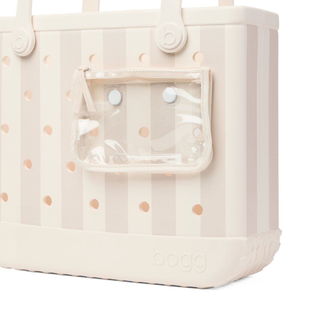 Medium Washable Tote Bag Beachside Stripe for Poolside Essentials
