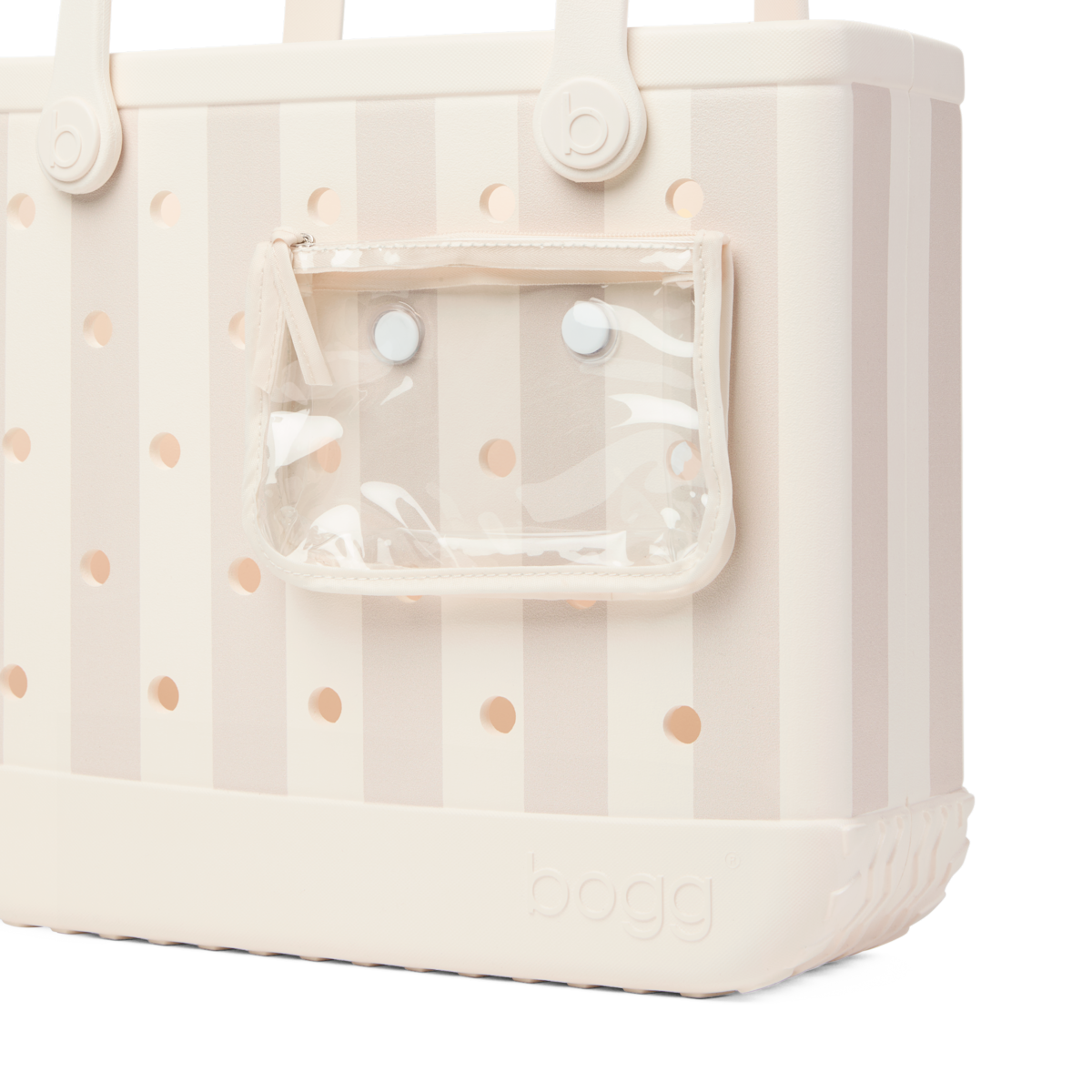 Medium Washable Tote Bag Beachside Stripe for Poolside Essentials