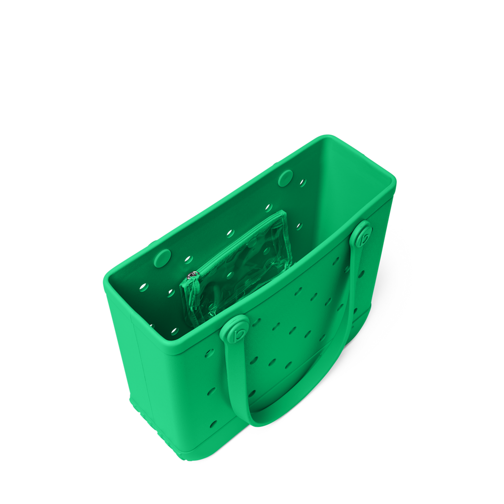 Medium Washable Tote Bag Green with Envy for Poolside Essentials