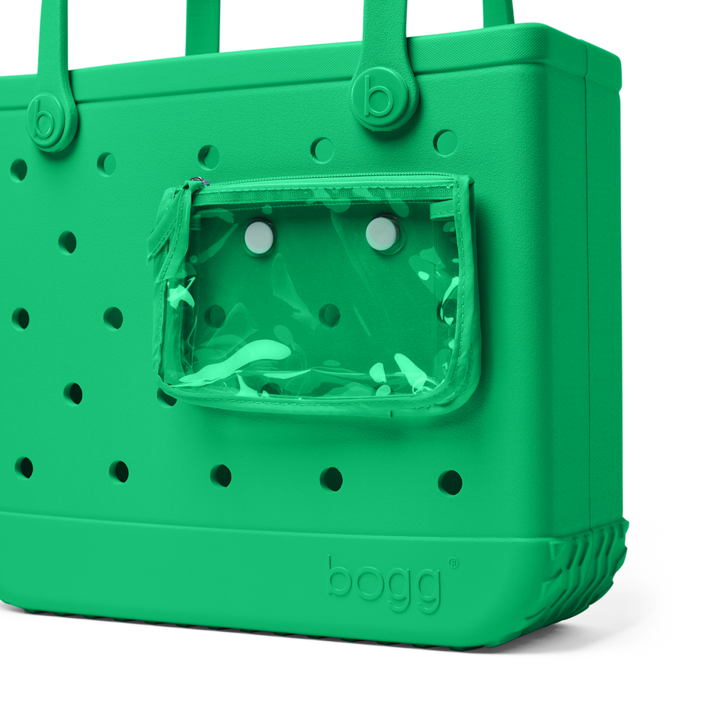 Medium Washable Tote Bag Green with Envy for Poolside Essentials