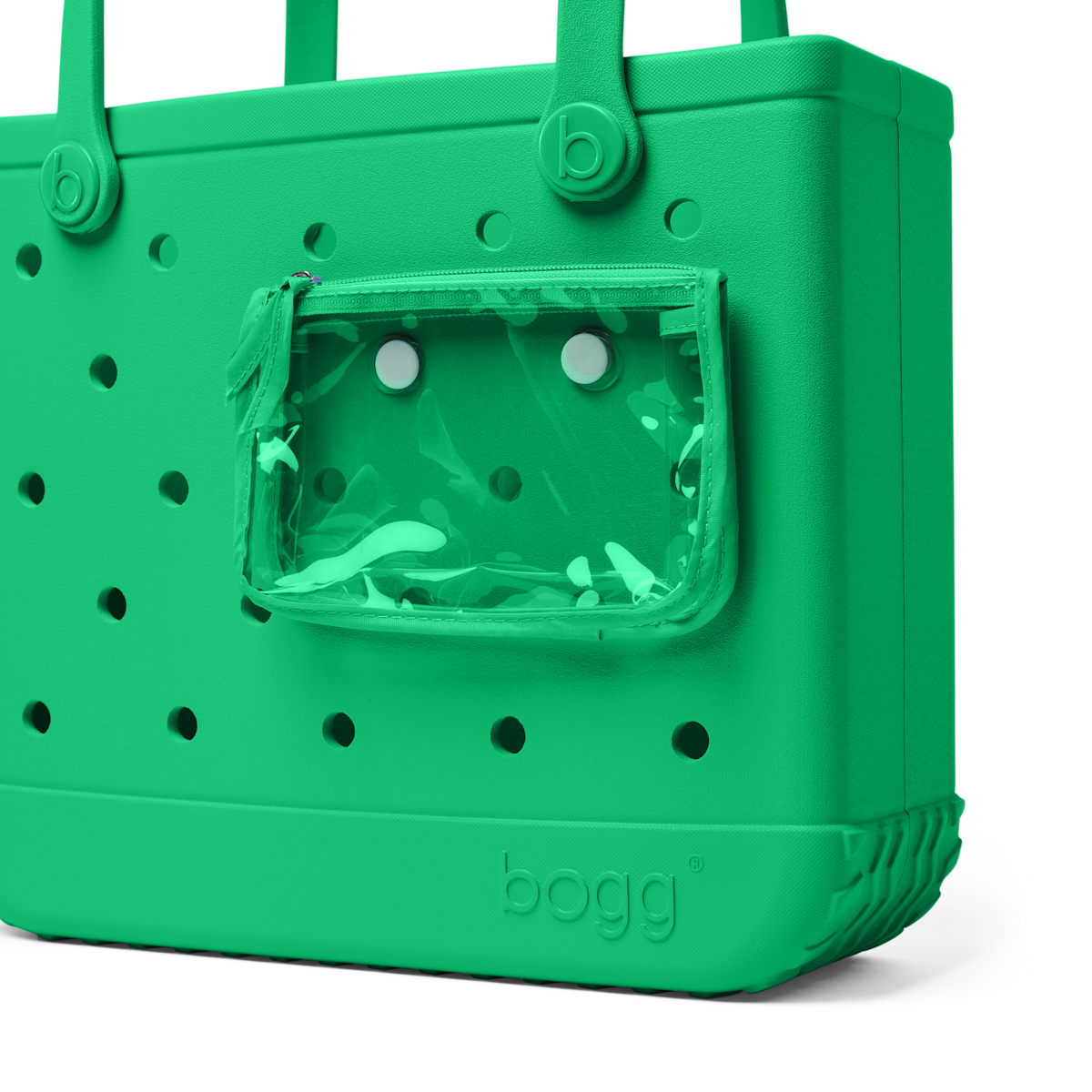 Medium Washable Tote Bag Green with Envy for Poolside Essentials