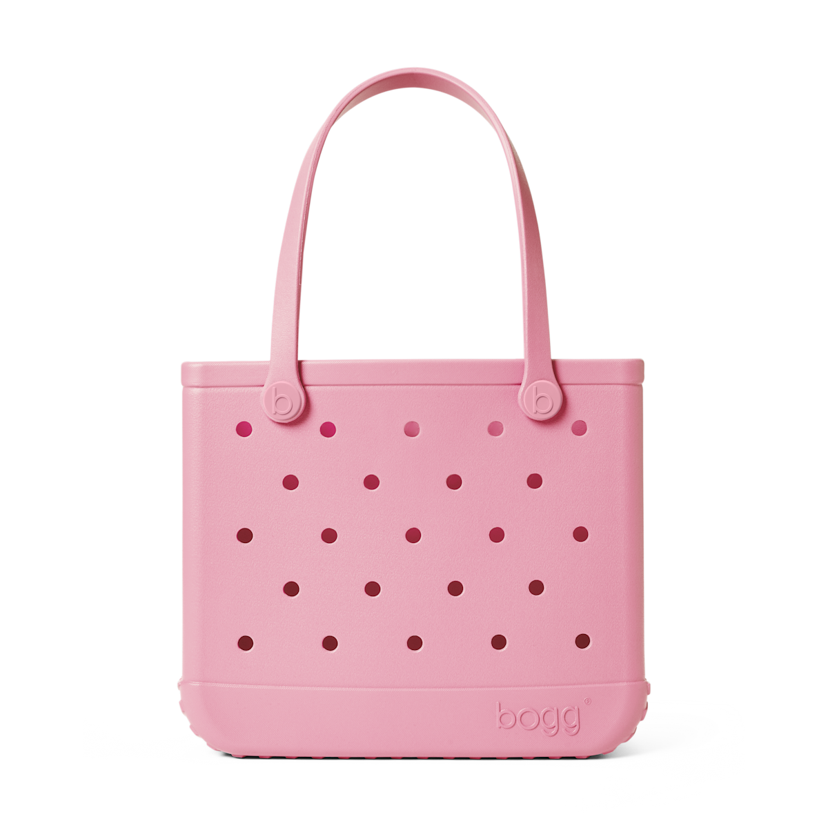 Medium Washable Tote Bag Blowing Pink Bubbles for Poolside Essentials