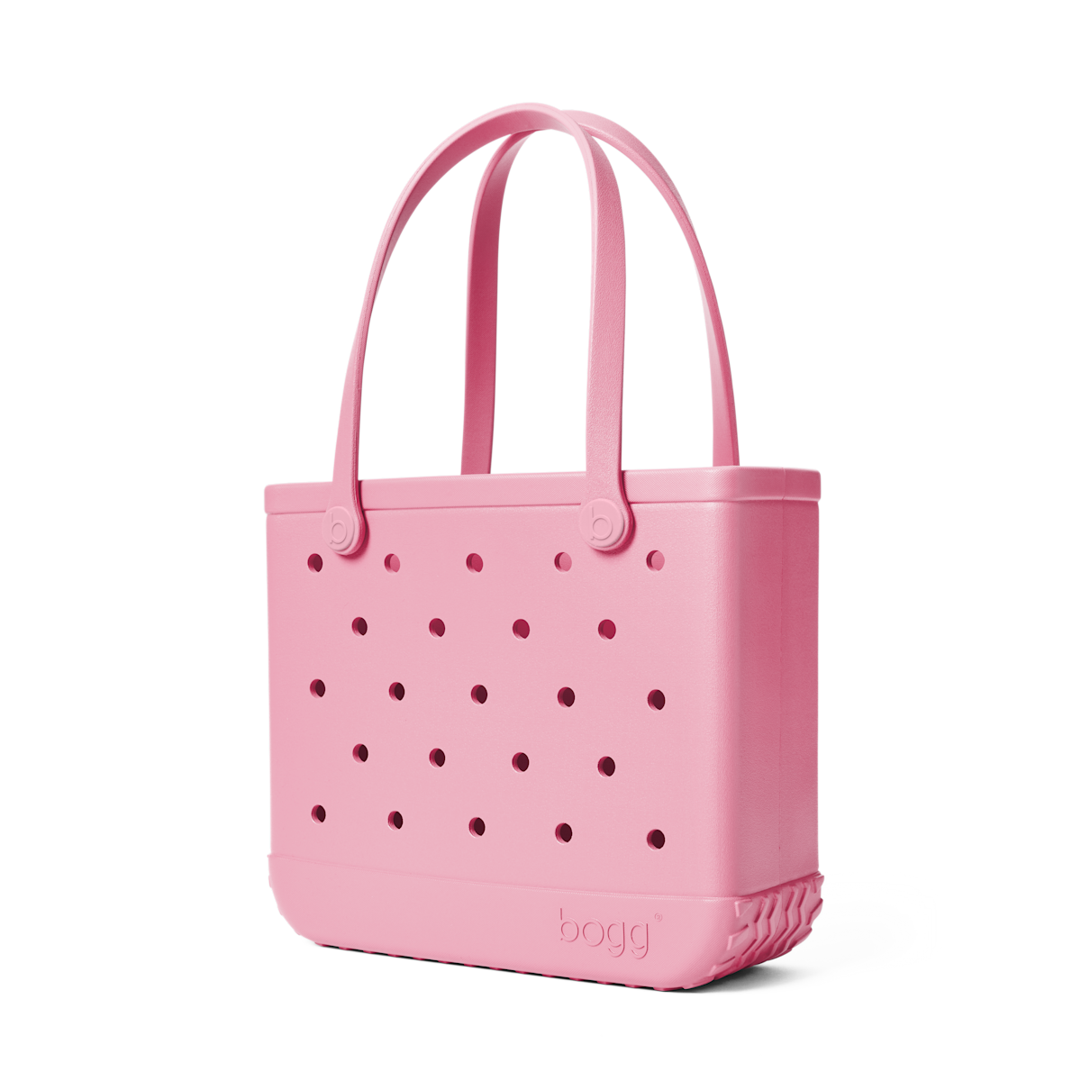 Medium Washable Tote Bag Blowing Pink Bubbles for Poolside Essentials