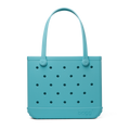 Medium Washable Tote Bag Turquoise and Caicos for Poolside Essentials