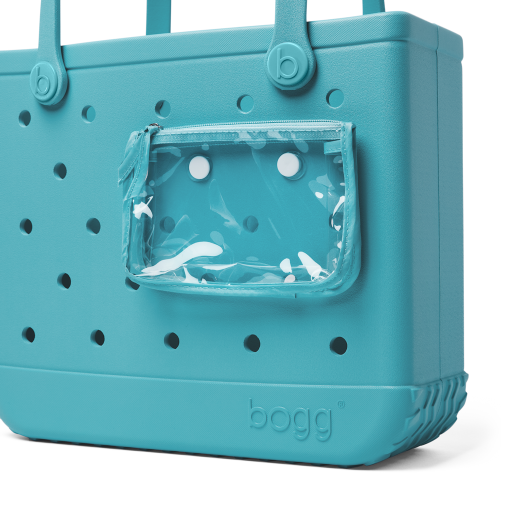 Medium Washable Tote Bag Turquoise and Caicos for Poolside Essentials