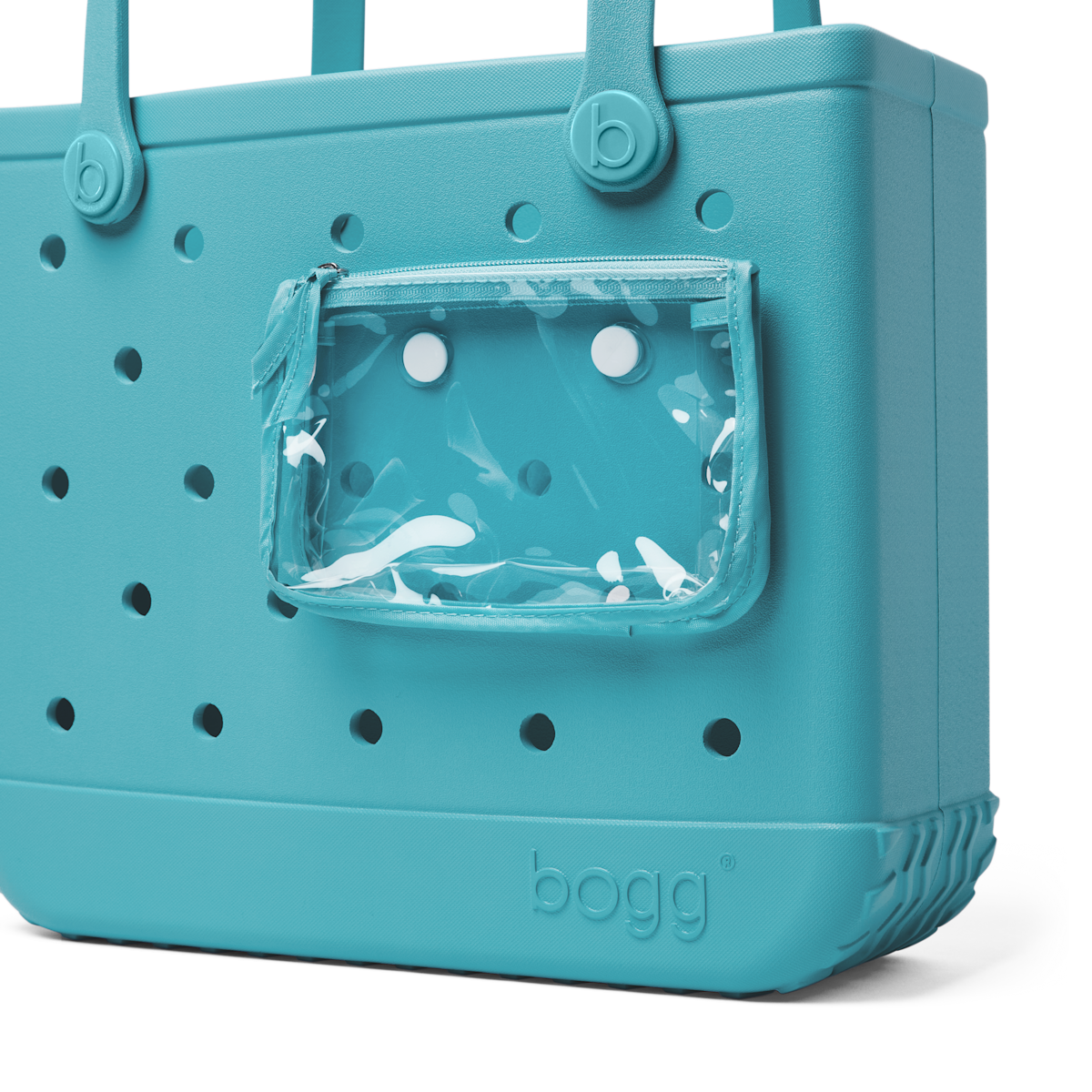 Medium Washable Tote Bag Turquoise and Caicos for Poolside Essentials
