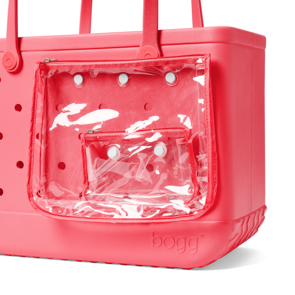 Large Washable Tote Bag Capri Coral for Poolside Essentials