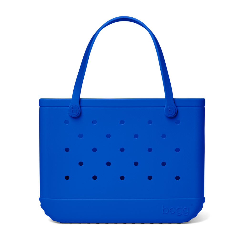 Large Washable Tote Bag Mykonos Blue for Poolside Essentials