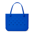 Large Washable Tote Bag Mykonos Blue for Poolside Essentials