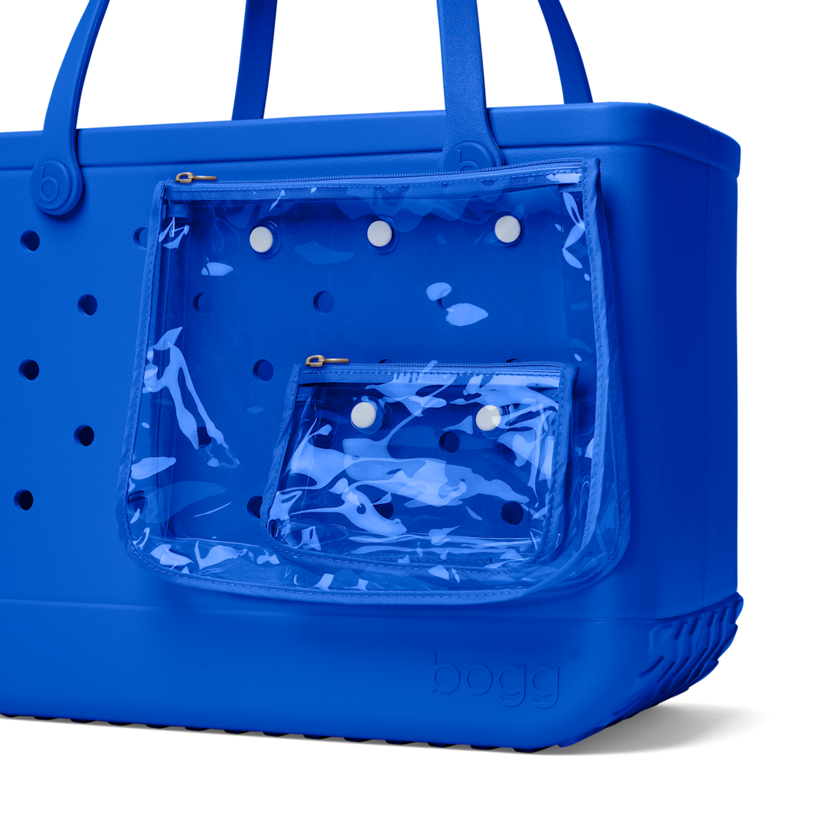 Large Washable Tote Bag Mykonos Blue for Poolside Essentials