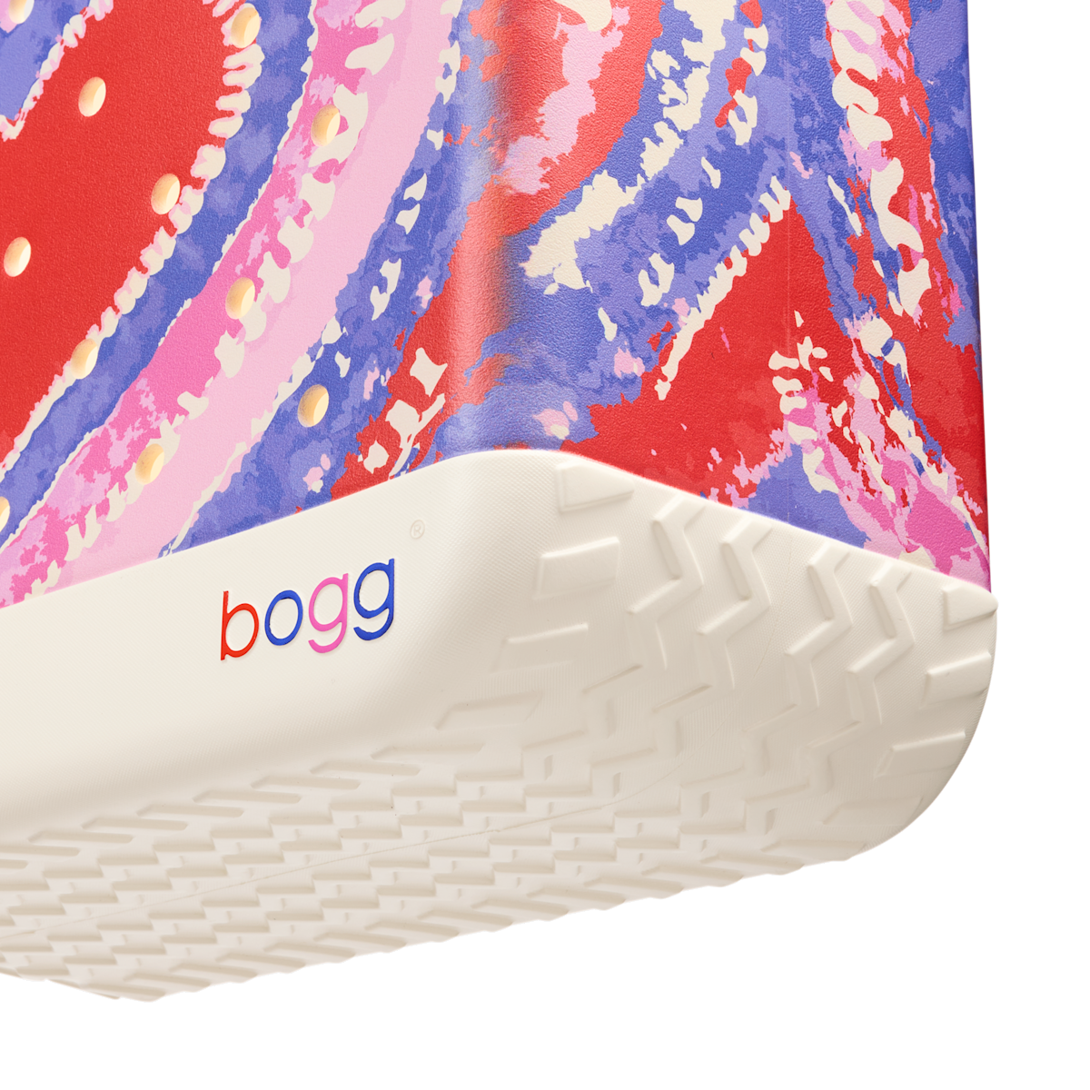 Large Washable Tote Bag Dye-licious Heart Buoy Red for Poolside Essentials