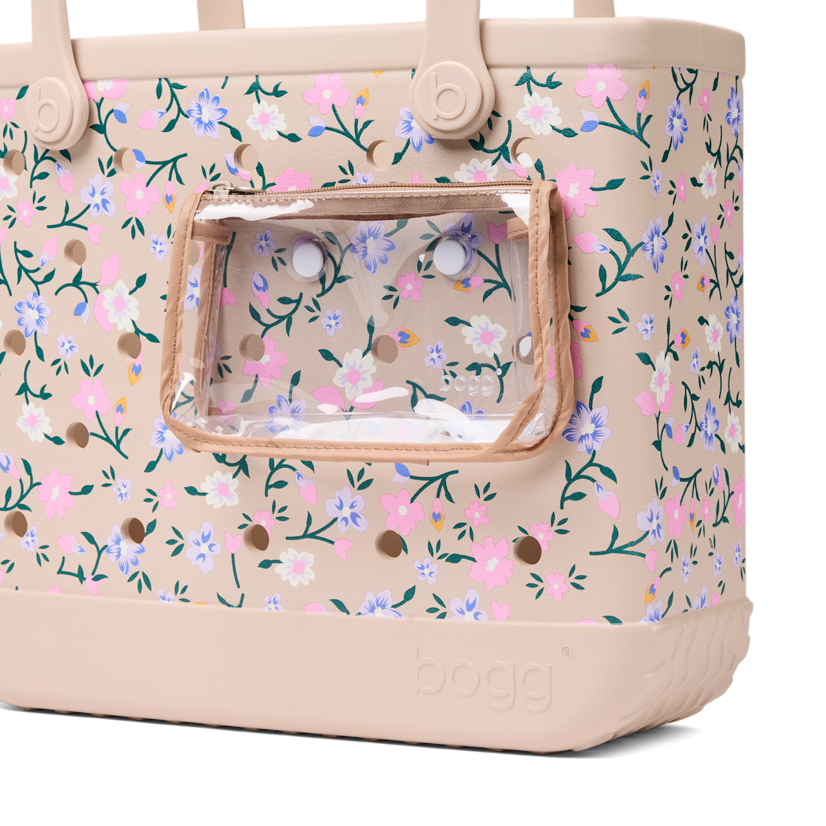 Medium Washable Tote Bag Spring Love for Poolside Essentials