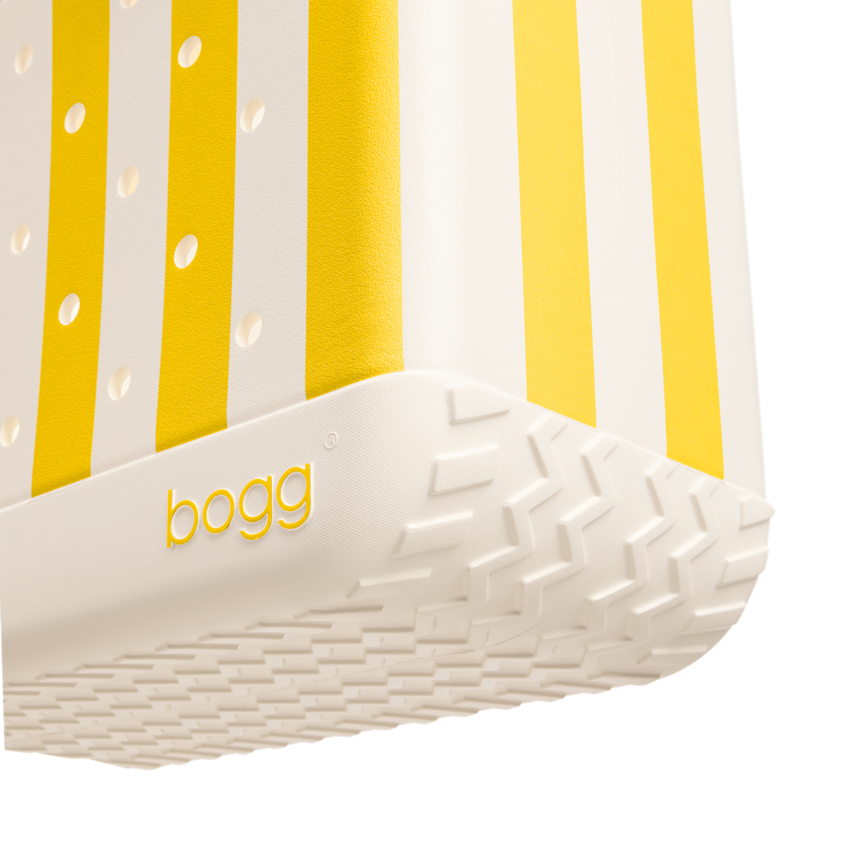 Large Washable Tote Bag Limoncello Yellow Stripe for Poolside Essentials