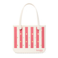 Medium Washable Tote Bag Capri Coral Stripe for Poolside Essentials
