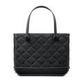 Large Washable Tote Bag Quilted LBD Black for Poolside Essentials