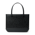 Large Washable Tote Bag Onyx Leopard for Poolside Essentials