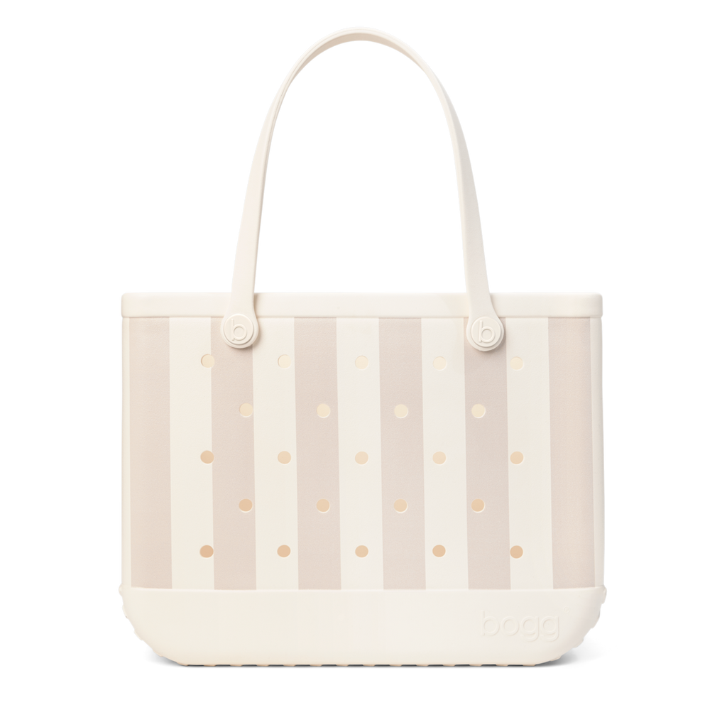 Large Washable Tote Bag Beachside Stripe for Poolside Essentials