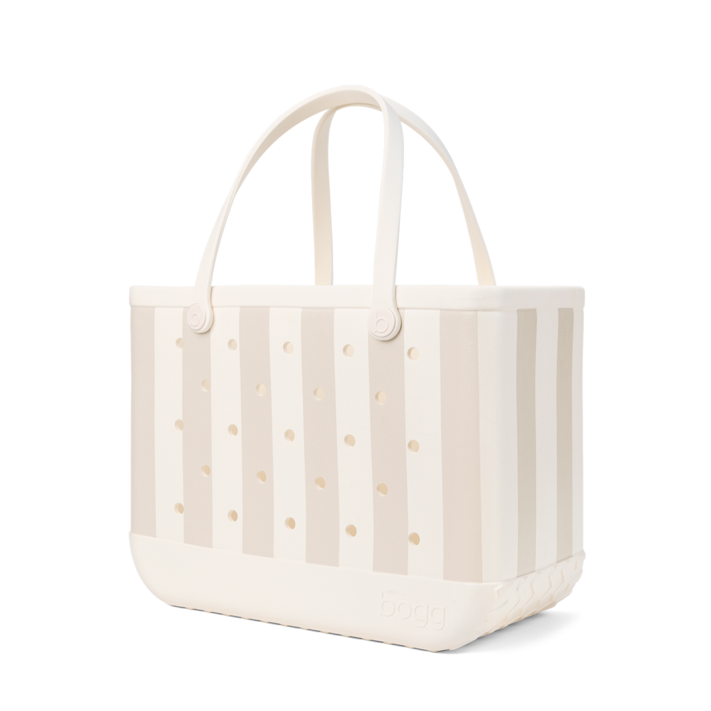 Large Washable Tote Bag Beachside Stripe for Poolside Essentials