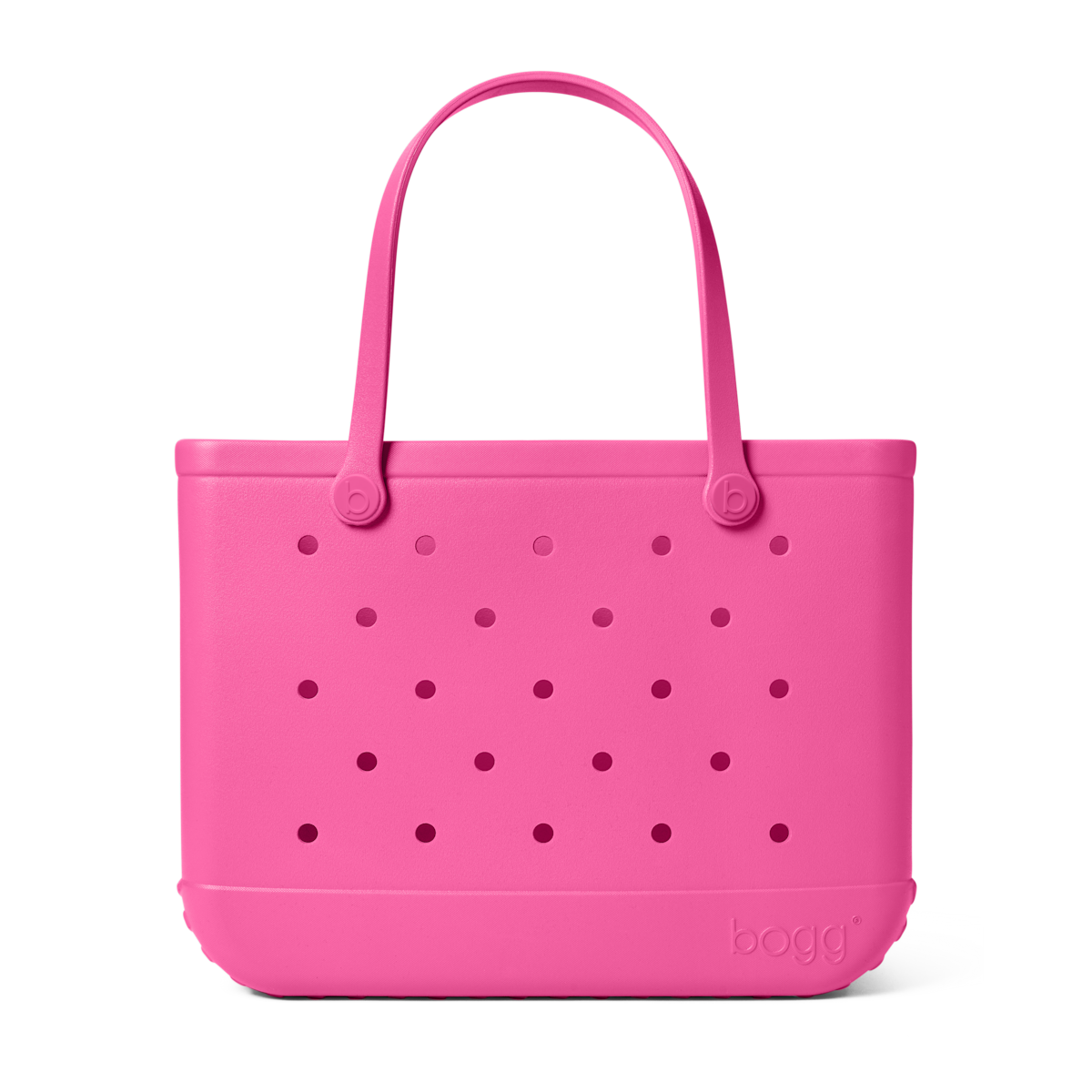 Large Washable Tote Bag Haute Pink for Poolside Essentials