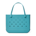 Large Washable Tote Bag Turquoise and Caicos for Poolside Essentials