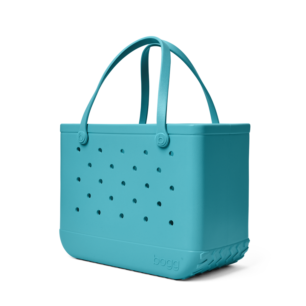 Large Washable Tote Bag Turquoise and Caicos for Poolside Essentials